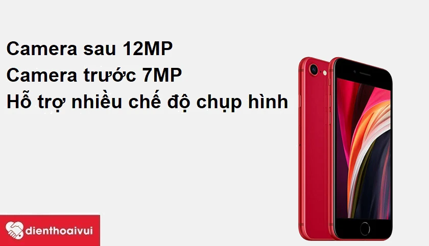 Camera sau 12MP c&ugrave;ng camera trước 7MP cho h&igrave;nh ảnh sắc n&eacute;t