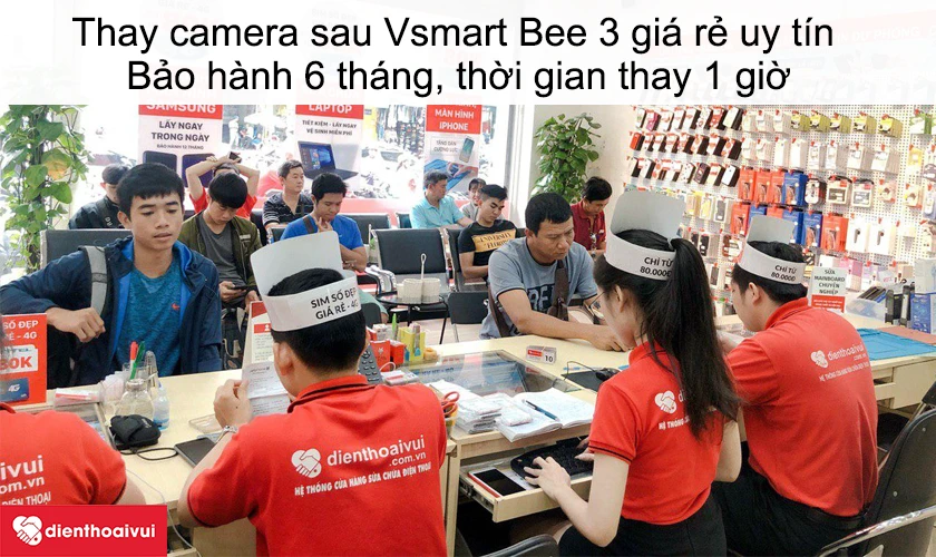 Dịch vụ thay camera sau Vsmart Bee 3 giá rẻ uy tín tại Điện Thoại Vui