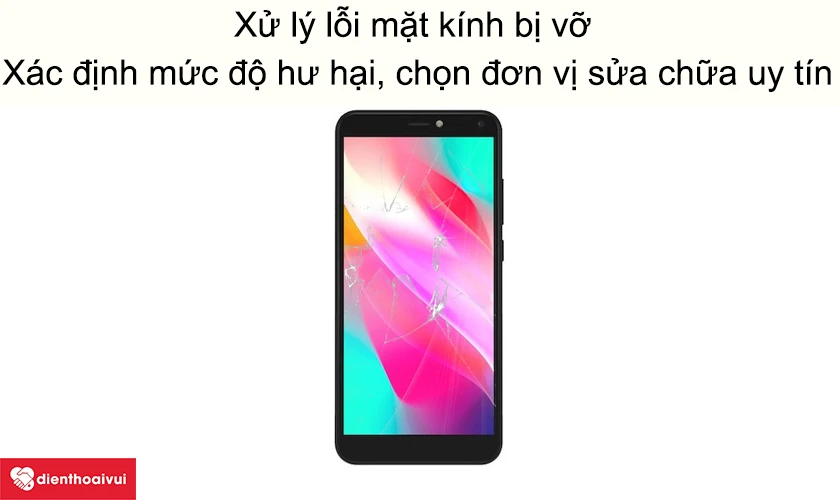 Lỗi mặt k&iacute;nh bị vỡ nhưng cảm ứng vẫn hoạt động v&agrave; c&aacute;ch xử l&yacute;