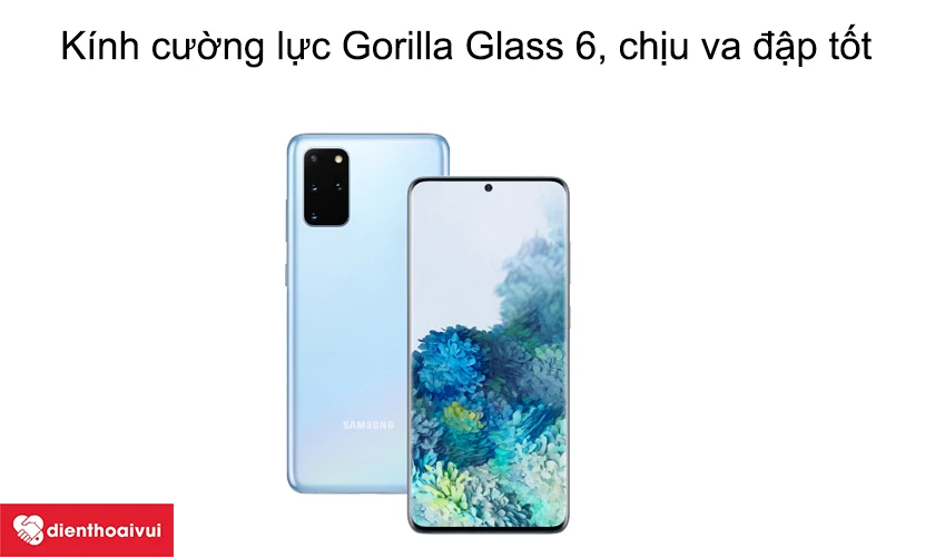 K&iacute;nh cường lực Gorilla Glass 6, chịu va đập tốt