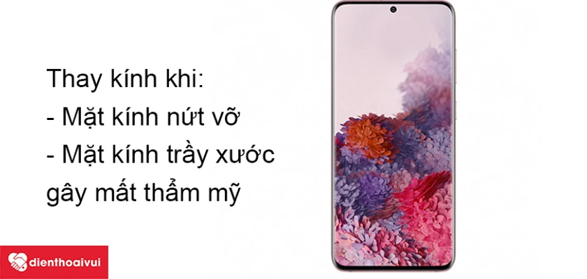 Dấu hiệu quan trọng b&aacute;o hiệu bạn cần thay m&agrave;n h&igrave;nh Samsung Galaxy S20