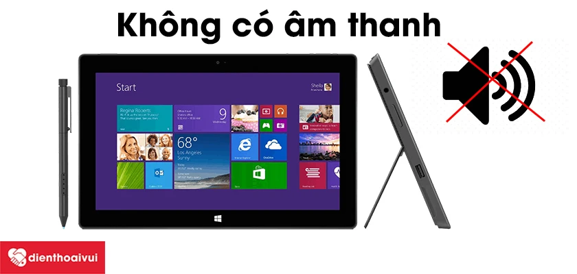 Các dấu hiệu nhận biết cần thay loa Surface Pro 1