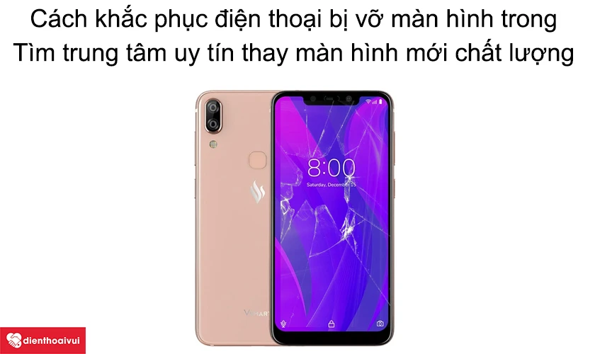 C&aacute;ch xử l&yacute; điện thoại bị vỡ m&agrave;n h&igrave;nh trong: