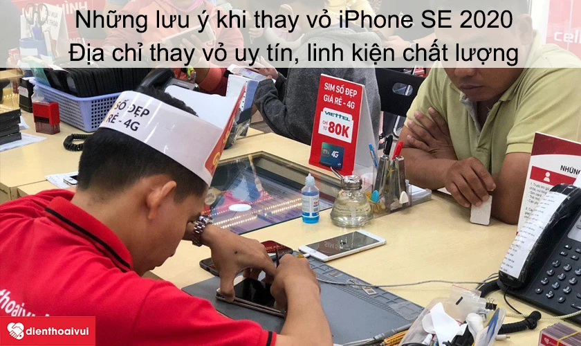 Những lưu &yacute; khi thay vỏ dien thoai cho iPhone