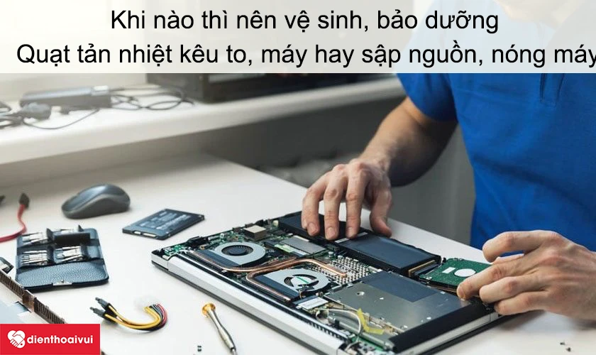 Khi n&agrave;o th&igrave; n&ecirc;n vệ sinh, bảo dưỡng Macbook Air 2012