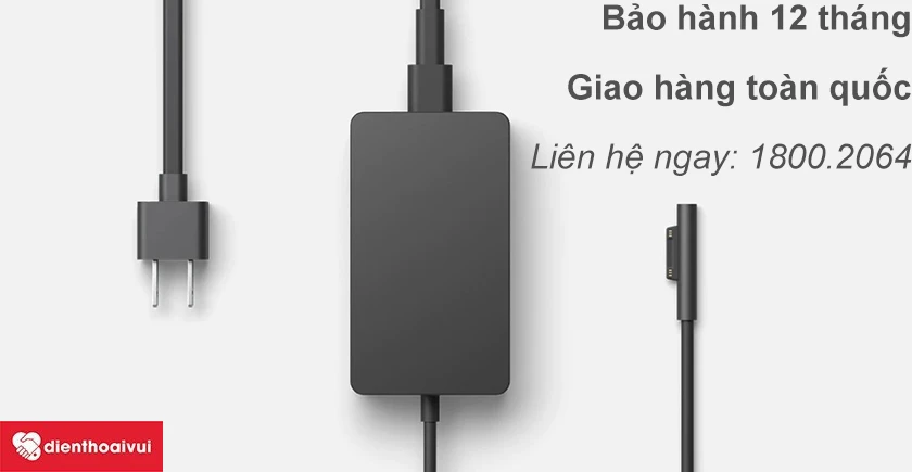 Mua sạc Adapter Surface Pro 5 giá tốt, bảo hành 12 tháng tại Điện Thoại Vui