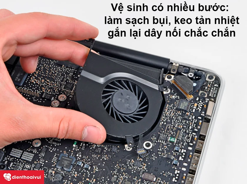 Dịch vụ vệ sinh Macbook Air 2010 l&agrave; g&igrave;? Bao l&acirc;u th&igrave; n&ecirc;n vệ sinh một lần?