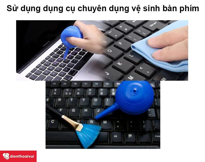 sử dụng bộ xịt dung dịch chuy&ecirc;n dụng cho m&agrave;n h&igrave;nh
