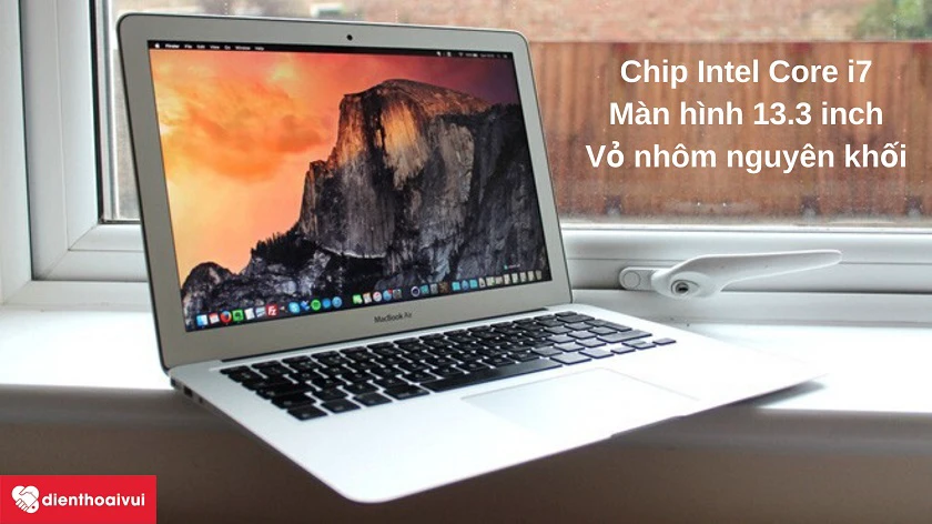 Laptop Macbook Air 2011 - chip Intel Core i7, màn hình 13 inch, vỏ máy nh&ocirc;m nguy&ecirc;n kh&ocirc;́i