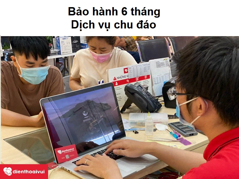 Bảo dưỡng v&agrave; vệ sinh Macbook Air 2013 nhanh ch&oacute;ng, chu đ&aacute;o, chất lượng tại Điện Thoại Vui