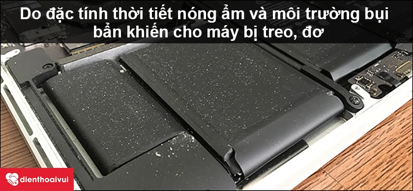 Bao l&acirc;u th&igrave; n&ecirc;n đi vệ sinh, bảo dưỡng Macbook Air 2017