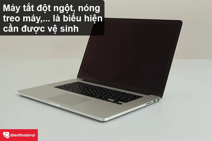 Hậu quả g&igrave; sẽ xảy ra nếu bạn kh&ocirc;ng vệ sinh Macbook Pro 2015