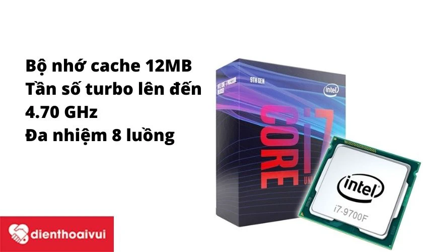 CPU Intel Core I7-9700F – LGA 1151-v2 