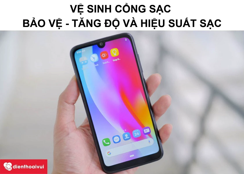 Cách vệ sinh cổng sạc micro USB trên điện thoại Vsmart Star thật dễ dàng 