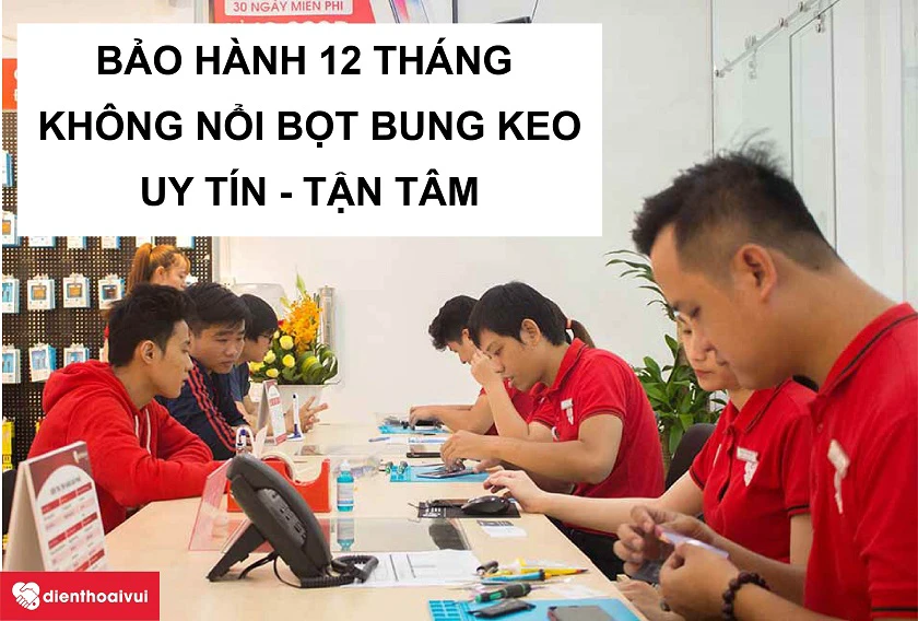 Dịch vụ thay k&iacute;nh iPhone SE 2020 bảo h&agrave;nh d&agrave;i, chất lượng cao tại Điện Thoại Vui