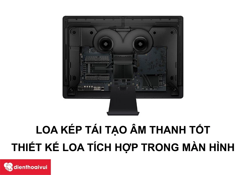 iMAC 21.5-INCH A1311 &ndash; Loa k&eacute;p t&aacute;i tạo &acirc;m thanh tốt c&ugrave;ng thiết kế gọn g&agrave;ng