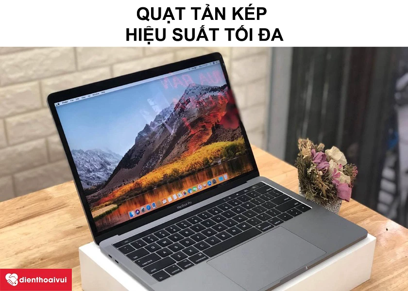 Macbook Pro 2017 - Quạt tản nhiệt k&eacute;p vượt trội c&ugrave;ng hiệu năng đột ph&aacute;