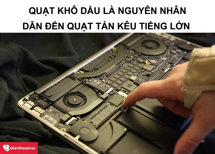 Quạt Macbook Pro 2017 k&ecirc;u to