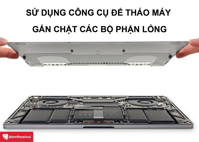 Th&aacute;o m&aacute;y v&agrave; gắn chặt lại c&aacute;c socket bị lỏng