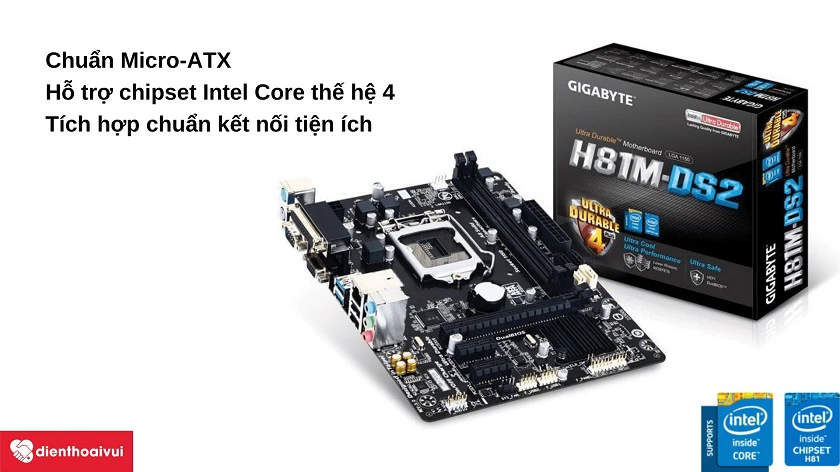 Mainboard Gigabyte H81M-DS2 