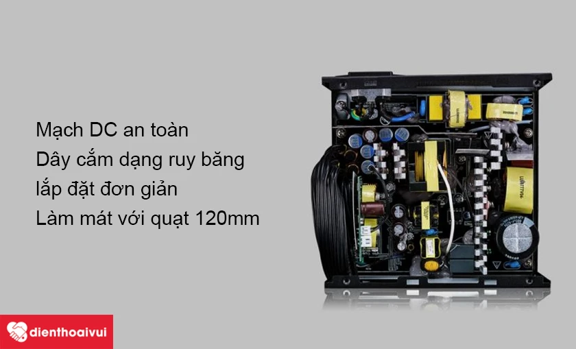 Nguồn Cooler Master MWE 750 White V2 mạch DC an to&agrave;n