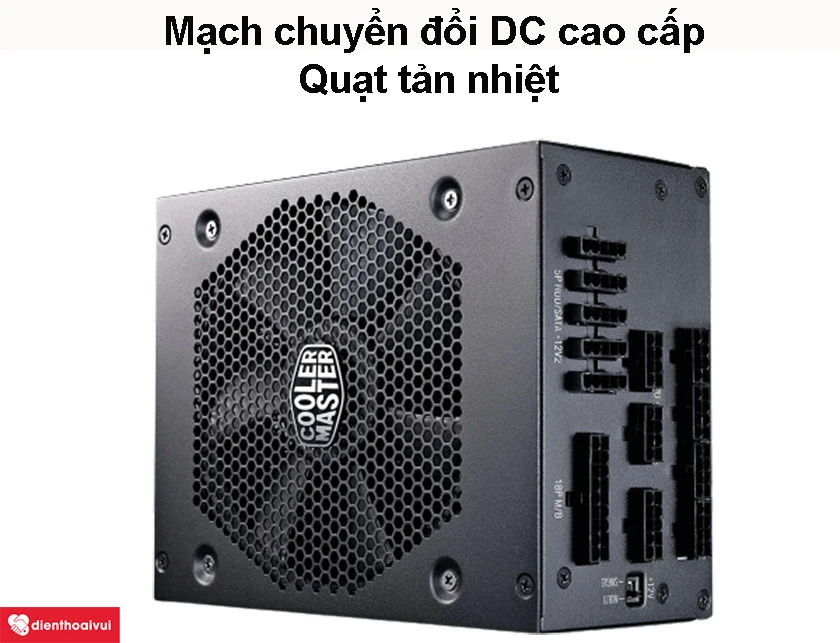 Nguồn Cooler Master V1000 PLATINUM tản nhiệt tốt