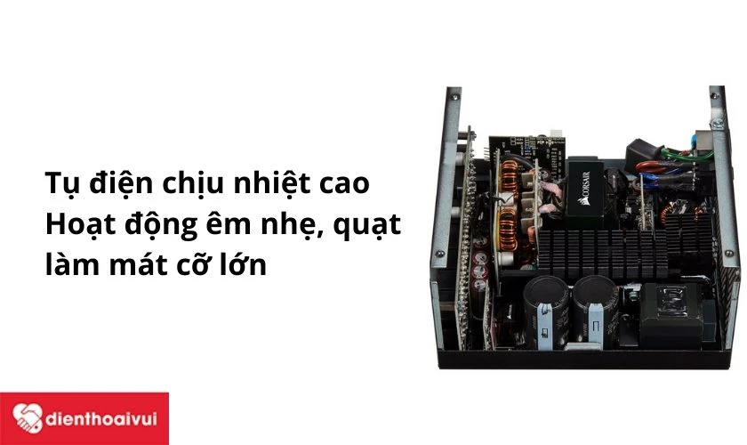 Nguồn Corsair RM650 650W chịu nhiệt độ cao