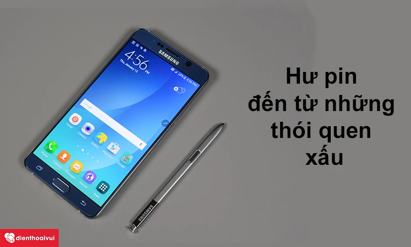 Nguyên nhân làm hư pin điện thoại và cách khắc phục hiệu quả
