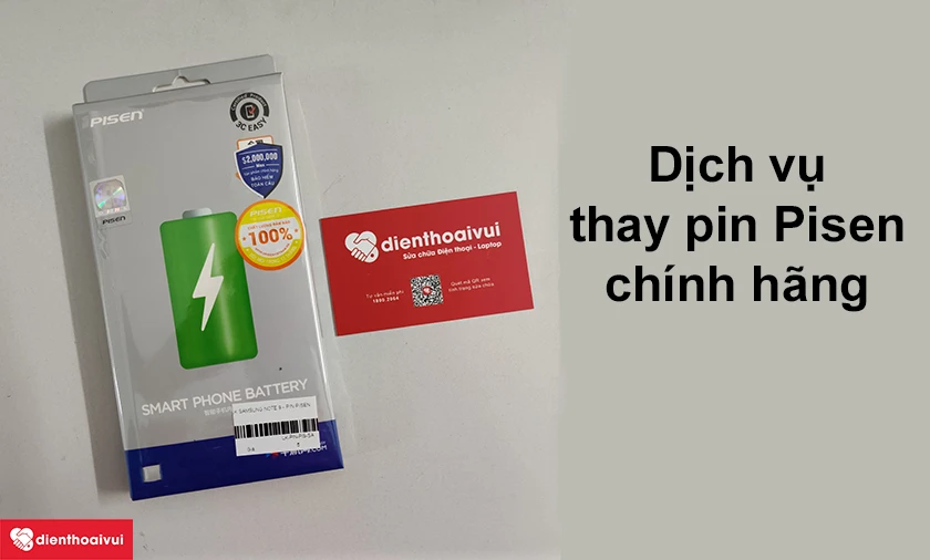 Dịch vụ thay pin Pisen Samsung Galaxy Note 5 giá rẻ, chất lượng tại Điện Thoại Vui