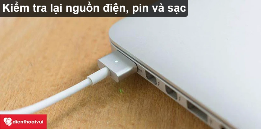 Cách khắc phục lỗi nguồn Macbook Pro 2012