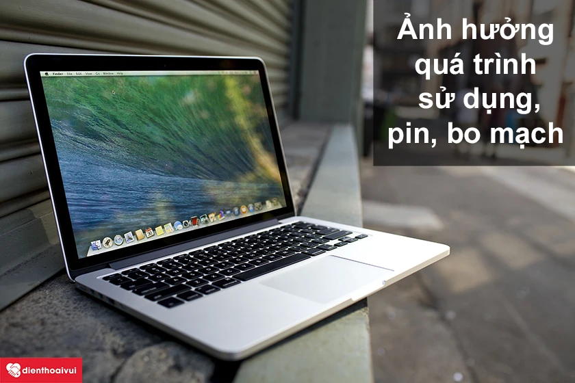 Lỗi Macbook Pro 2013 thường xuy&ecirc;n sập nguồn đột ngột khi đang sử dụng