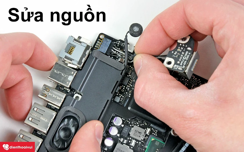 Nguy&ecirc;n nh&acirc;n l&agrave;m hư nguồn tr&ecirc;n Macbook Pro 2013 v&agrave; c&aacute;ch khắc phục