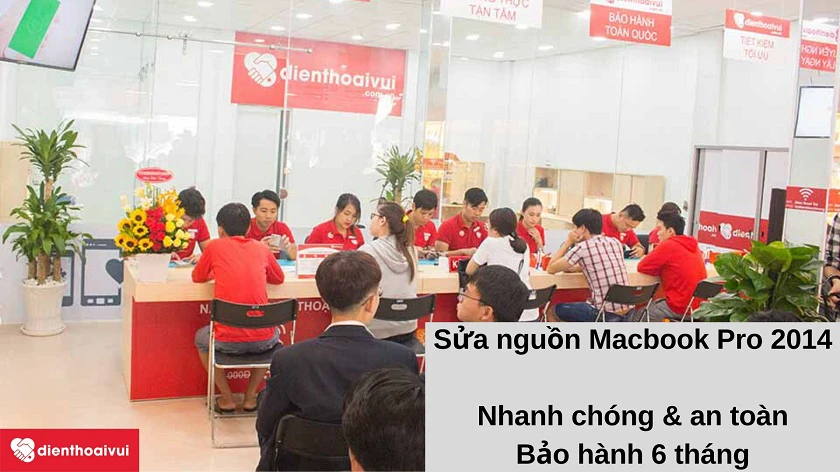 Dịch vụ sửa nguồn Macbook Pro 2014 chất lượng cao, gi&aacute; phải chăng tại Điện Thoại Vui