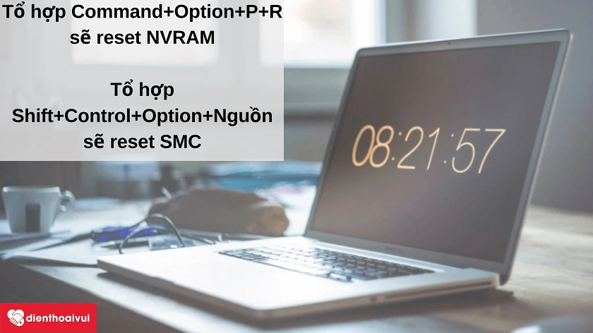 Hướng dẫn reset NVRAM v&agrave; SMC cho Macbook Pro 2018 khi kh&ocirc;ng l&ecirc;n nguồn