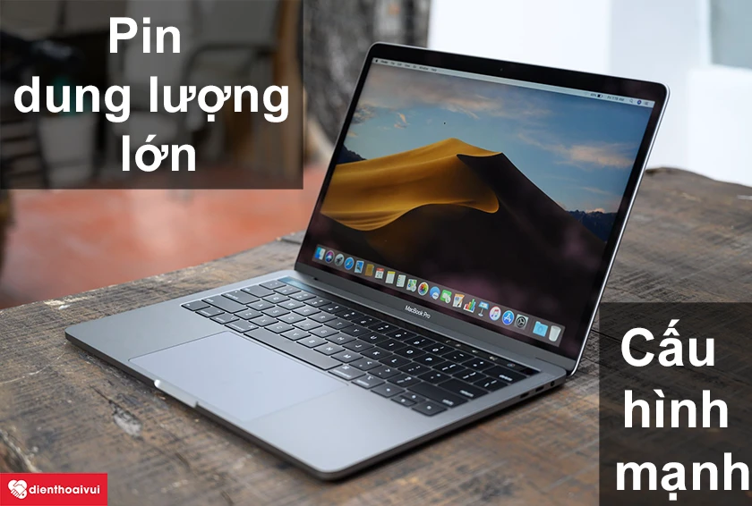 Macbook Pro 2019 - Cấu h&igrave;nh mạnh mẽ, pin dung lượng lớn sạc nhanh qua cổng USB Type C