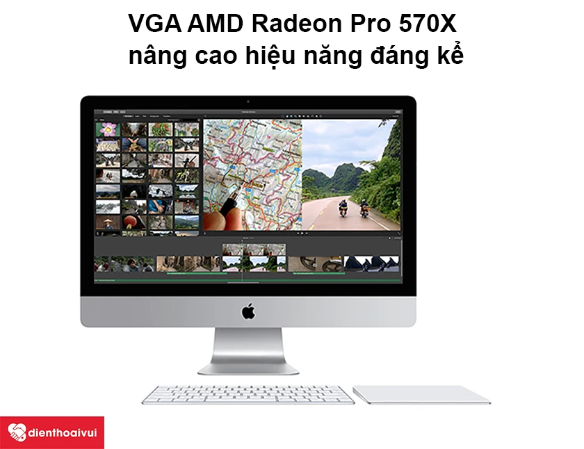 iMAC 27-INCH-5K A2115 &ndash; VGA AMD Radeon Pro 570X n&acirc;ng cao hiệu năng đ&aacute;ng kể