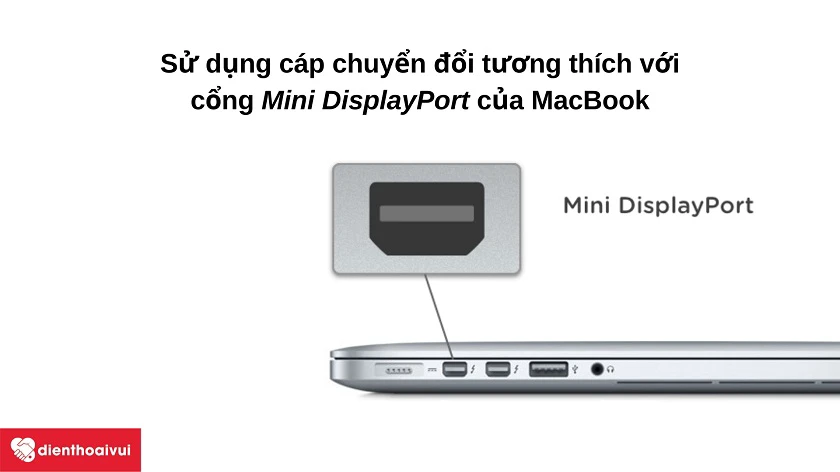 C&aacute;ch xử l&yacute; lỗi h&igrave;nh ảnh kh&ocirc;ng truy xuất qua cổng Mini DisplayPort