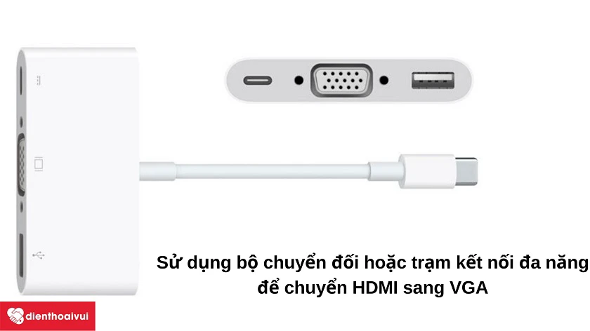 Hướng dẫn kết nối VGA đ&uacute;ng c&aacute;ch tr&ecirc;n Macbook Pro 2013