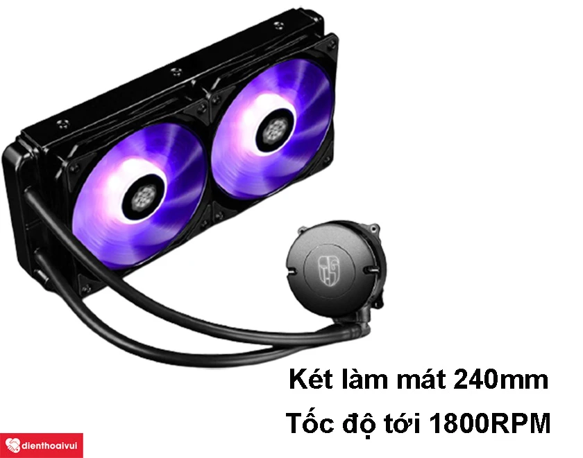 Tản nhiệt nước AIO Deepcool Maelstrom 240 RGB 