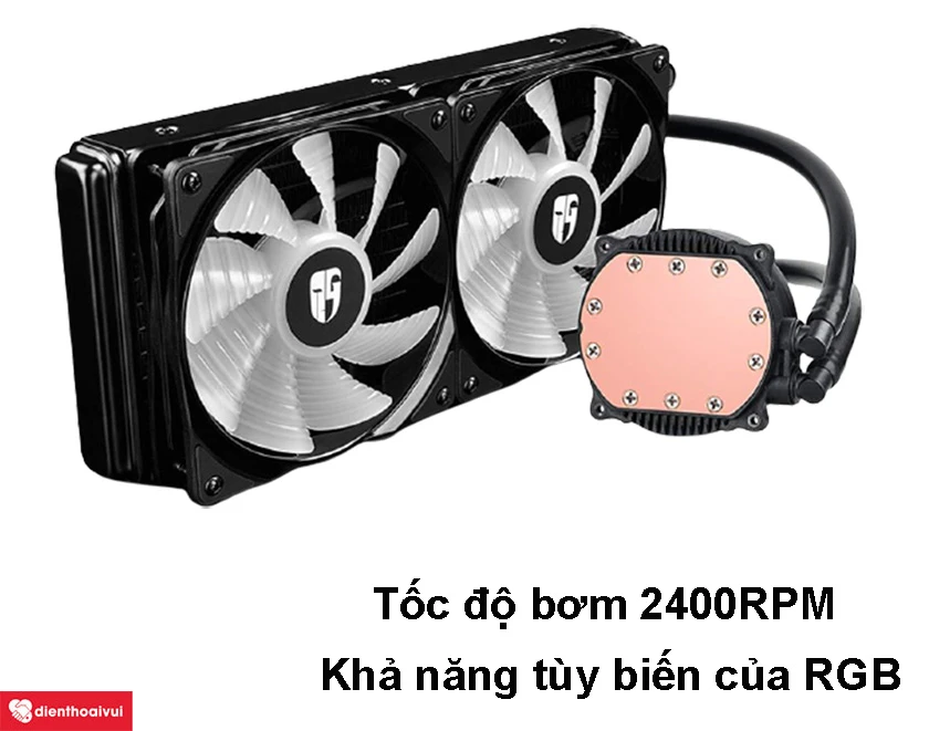 Tản nhiệt nước AIO Deepcool Maelstrom 240 RGB 