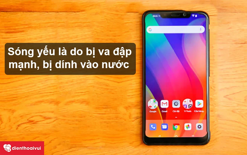 Nguy&ecirc;n nh&acirc;n s&oacute;ng điện thoại yếu