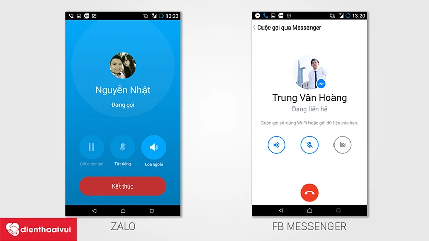 Thực hiện cuộc gọi bằng Wifi