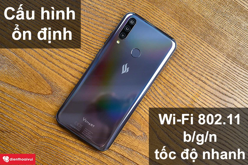 Vsmart Joy 3 - Cấu hình ổn định, Wi-Fi 802.11 b/g/n tốc độ nhanh