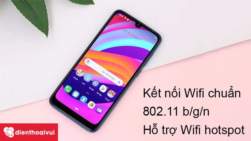 Vsmart Star 3 kết nối Wifi chuẩn 802.11 b/g/n, Wifi hotspot chia sẻ Wifi bằng 3G