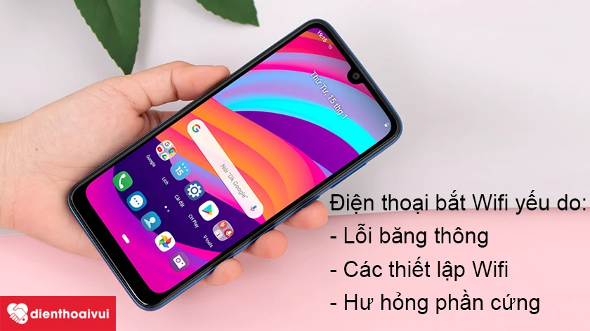 Điện thoại bắt Wifi yếu v&agrave; những phiền to&aacute;i khi kh&ocirc;ng truy cập được WiFi