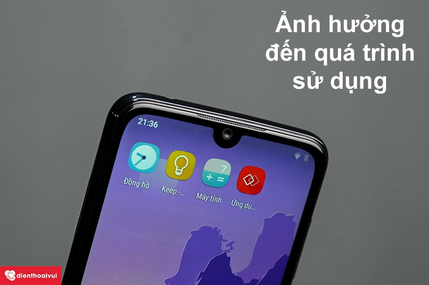 ảnh hưởng đến quá trình sử dụng
