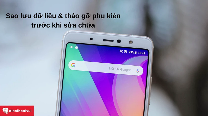 Nhưng lưu ý trước khi thay camera trước cho Vsmart Active 1