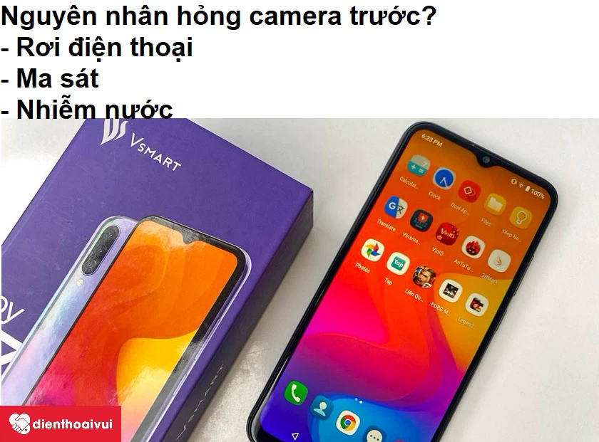 Cách khắc phục camera trước Vsmart Joy 3 không mở được?