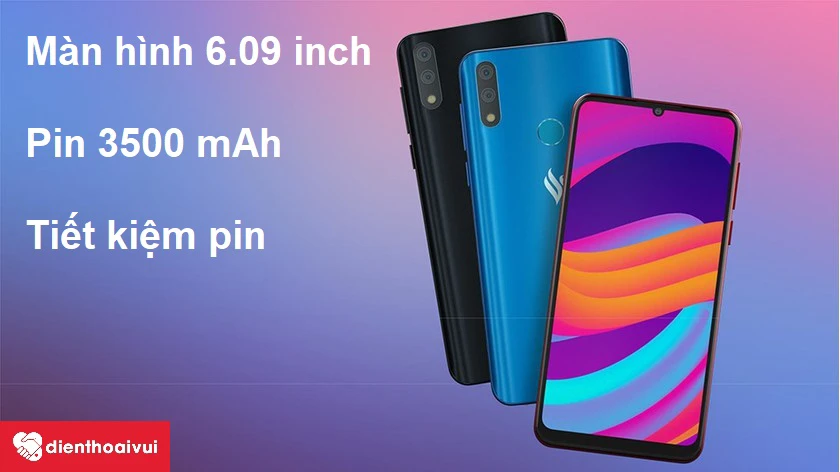 M&agrave;n h&igrave;nh l&ecirc;n đến 6.09 inch v&agrave; bảo mật bằng mở kh&oacute;a v&acirc;n tay