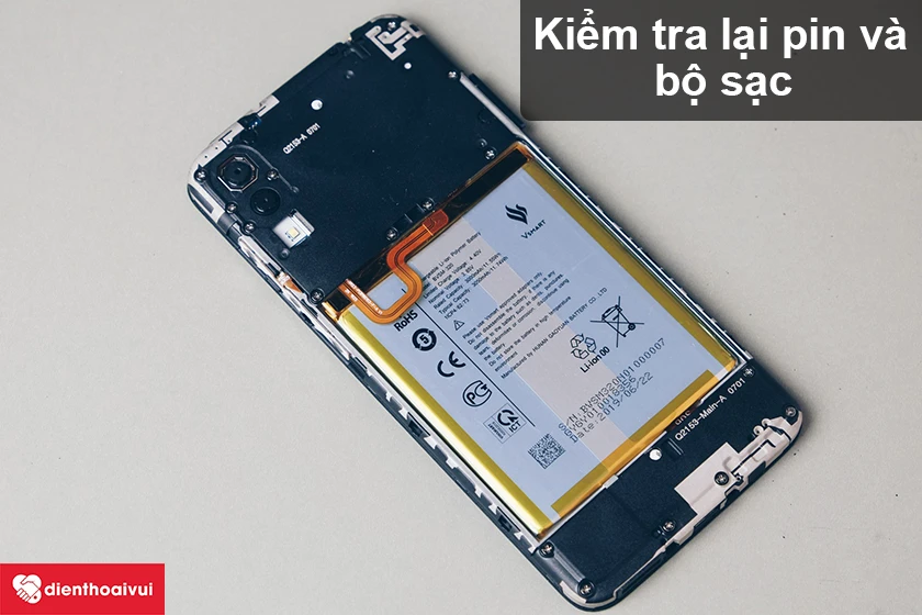 Kiểm tra lại pin